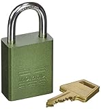 Morris Products 21660 Padlock, Green, Keyed Alike [並行輸入品]
