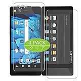 4枚 VacFun フィルム ， ZTE AXON M Z-01K 両面 2画面 向けの 保護フィルム 液晶保護 フィルム 保護フィルム（非 ガラスフィルム 強化ガラス ガラス ）