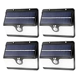 LE 30LED センサーライト ソーラーライト 玄関ライト 防犯ライト 2つ点灯モード 夜間自動点灯 防水 アウトドア 庭 駐車場 廊下 歩道 フェンス 4点セット