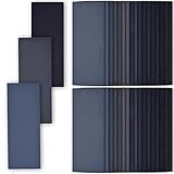 34 Pieces 60 to 3000 Grit Sandpaper Assortment, Dry/ Wet, 9x 3.6 Inch, for Automotive Sanding, Wood 