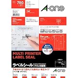 エーワン ラベルシール 透かしても読めない修正タイプ 65面 12シート 31673