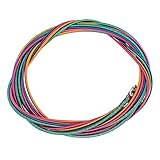 Ongwan 4本 セット ベース弦 エレキベース弦 素晴らしい音色 カラフル 防錆 初心者向け 交換用アクセサリー 楽器 部品