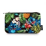 Loungefly Disney Lilo & Stitch Stitch Hawaiian Print School Pencil Case [並行輸入品]
