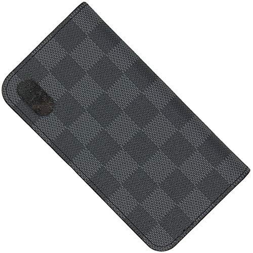 [ルイヴィトン] iPhone X iphone XS フォリオ スマホカバー ダミエグラフィット アイフォンケース アイフォンカバー LV ロゴ アイフォンX アイフォンXS M63445 [並行輸入品]