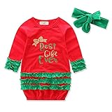 ワンピース ベビー服 ドレス 長袖 コットンクリスマス ガールズ 春 秋 記念日 プレゼント hibote