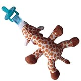 Quner おしゃぶり付き抱っこぬいぐるみ　おしゃぶりホルダー 新生児 　赤ちゃん ベビー用のゾウソフトぬいぐるみおもちゃ おしゃぶりホルダー ベビー