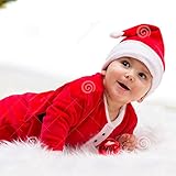 !!80-80-90-90-100セット ベビー 幼児 カバーオール 扮装 サンタクロース 帽子+ロンパース 80-80-90-90-100/5着セット 【1点】