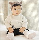 LOTUS LIFE(ロータスライフ) キュートな くまみみ 帽子 ベビー用 (ブラウン)