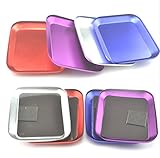 RCモデルの携帯電話の修理のために新しいアルミニウムは磁気パッドでトレイをねじます (シルバー)