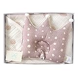 ナオミイトウ NAOMI ITO POCHO  オーガニック6重ガーゼケット+王冠まくらココア ギフトセット 8859