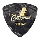 TAKAMINE P1B THIN 0.5mm セルロイド トライアングルピック×10枚