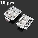 ILS - 10 pieces Chrome Toggle Latch For Chest Box Case Suitcase Tool Clasp