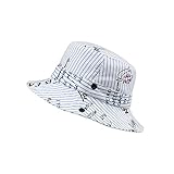 WeddingPach日よけ帽子 ベビー 赤ちゃん サンハット ひも付き おしゃれ かわいいハット uvカット 帽子 折りたたみ 夏 キッズ 子供用 女の子 男の子 キャップ 紫外線対策 (ブルー, 