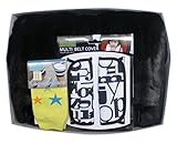 a299ミニミンク高級ファー素材フットマフフットマフブラックとラヴィNYのレッグウォーマーイエロースターにベルトカバーメトロポリタンがセットになったセレブリティギフト