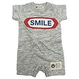 BAJA　SMILE SMILE チーズロンパース グレー(13) 70