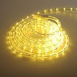 24 Ft. Super Bright Heavy Duty Warm/Cool White LED Rope Lights Custom Cut- Expandable to 216 Ft - 2-