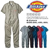 【アウトレット】ディッキーズ 半袖 カバーオール つなぎ SHORT SLEEVE COVERALLS 「33999」 色:KAHKI サイズ:S