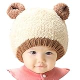 男女　3色　かわいい　耳の保護　ベビー 帽子　女の子　春/秋/冬 防風・防寒・保温　ベビー　ニット帽 男の子　ベビー　ハット/帽子/キャップ/ハット　子供　帽子子供用/幼児/キッズ/新生児用　お宮参り