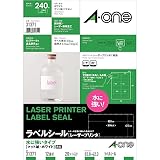 エーワン ラベルシール レーザー 耐水 12面 20シート 31371