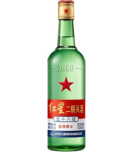 Amazon.co.jp: 紅星二鍋頭 白 (白酒) [ 紹興酒 500ml ] : 食品・飲料・お酒