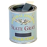 General Finishes MSGP Chalk Paint, 1 pint, Slate Gray [並行輸入品]
