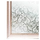 CottonColors 窓用フィルム 目隠しシート 窓ガラスフィルム 何度も貼直せる 紫外線カット 90x200cm のり無し ステンドグラス プライバシーガラスフィルム DIY 蘭026