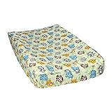 Trend Lab Chibi Zoo Changing Pad Cover, Sage by Trend Lab [並行輸入品]