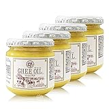 ギーオイル グラスフェッド 130g 4個セット バターコーヒー用/コーヒーに入れる 純粋バターオイル 料理用/朝の完全無欠コーヒーに