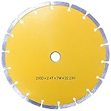 ダイヤモンドカッター 230mm セグメント 乾式 コンクリート ブロック タイル レンガ 切断用 刃 ダイヤモンド カッター 替刃 替え刃 DC230