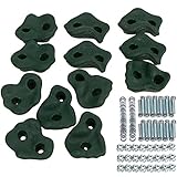 スイングセットStuff Large Textured Rock Holds (グリーン)セットof 12 with SSS logoステッカー
