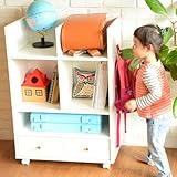 こどもと暮らしオリジナル Curio(キュリオ) 新ランドセルラック(キャスター付) ホワイト