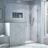 DreamLine Unidoor Plus Hingedシャワーエンクロージャ 40.375" D x 54" W x 72" H 1