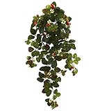 ほぼ自然6115-s2 31 " Strawberry Hanging Bush withベリー( Set of 2 )