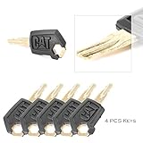 Mallofusa 4pcs 掘削機 建設機械 重機 キー Caterpillarキャタピラー CAT 5P8500