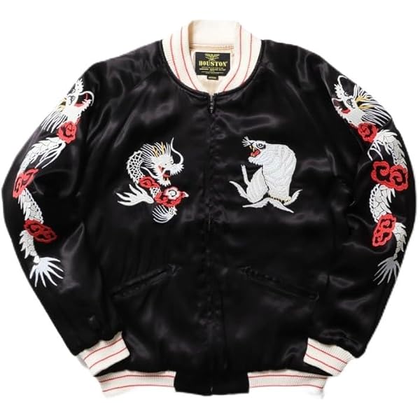 Amazon | [ヒューストン] RAYON SOUVENIR JACKET (HUNDRED TIGER