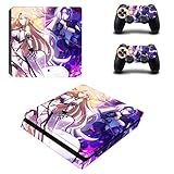 PS4 スリム slim スキンシール アニメ Fate フェイト ジャンヌ・ダルク オルタ ルーラー 本体用＆コントローラー用×2枚 グッズ