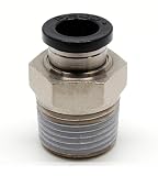 PISCO 日本ピスコ チューブフィッティング PC8-03 チューブ適合外径Φ8mm 接続口径R3/8 ＊ワンタッチ継手 ストレート ミリサイズ