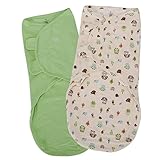 [ スワドルミー ] Swaddle Me おくるみ Lサイズ 2枚セット Woodland Friends/Sage 74340/55210 コットン [ サマーインファント ]Summer Inf