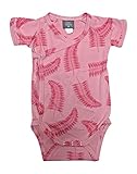ケイトQuinn Organics unisex-baby半袖着物ボディースーツ カラー: ピンク