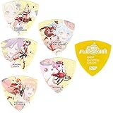 【5種各3枚 計15枚セット】ESP×バンドリ！ BanG Dream! Poppin' Party 第3弾 ギター ピックセット