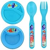 Disney Pixar Finding Dory 4 piece Feeding Set-BPA Free by Disney