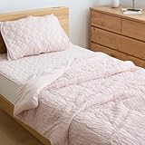 リコメン堂 瞬間避暑地 リバーシブルくしゅくしゅケット シングル 140×190cm 強冷感 接触冷感 吸水速乾 冷たい 洗える 肌掛け (モーヴ)