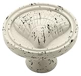 Liberty pbf658 C-254-c 35 mm Seaside Cottage Cockle Shellキッチンキャビネットハードウェアノブ、ビンテージアンティークホワイトby Libert