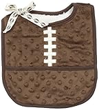 Mud Pie baby-boys Footballポケットよだれかけ カラー: ブラウン