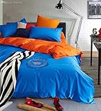 1 の青 Wholesale-Embroidery ピンクブラウンレッドアメリカンスタイルの寝具のピースクイーン、キングサイズホームテキスタイル 4 pc ベッド高品質の羽毛布団のカバーに設定