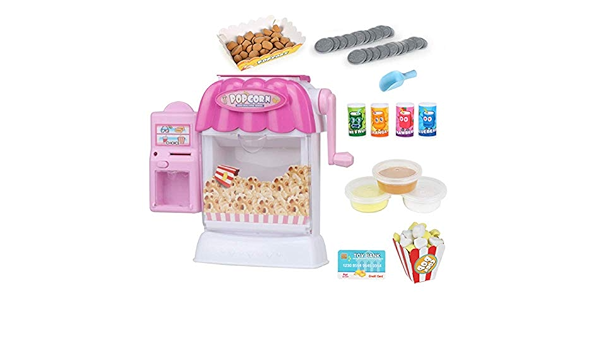 Amazon お店屋さんqunqene 自動販売機おもちゃ 飲料機 飲料自動販売機 おままごと お店屋さん ごっこ お買い物ごっこ ポップコーン 手作り Abs製 玩具 クリスマス 誕生日 入園 プレゼント お店屋さん おもちゃ