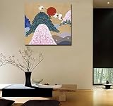 アートパネル　リービングルーム　お部屋のインテリアに　40*40 50*50 60*60 80*80 70*70 z136 (80*80, B)