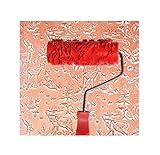 エンボスペイントローラーウォールペイントランナーウォールデコレーションDIYツール、パターン24