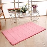 Excellent.advanced? 低反発マットラグ縦縞カーペット吸水非バスルームベッドルームのためのカーペットフロアマットスリップ