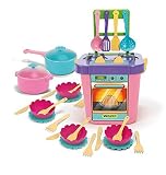 Wader Party World Kitchen Set With 31 Elements Pink by Wader